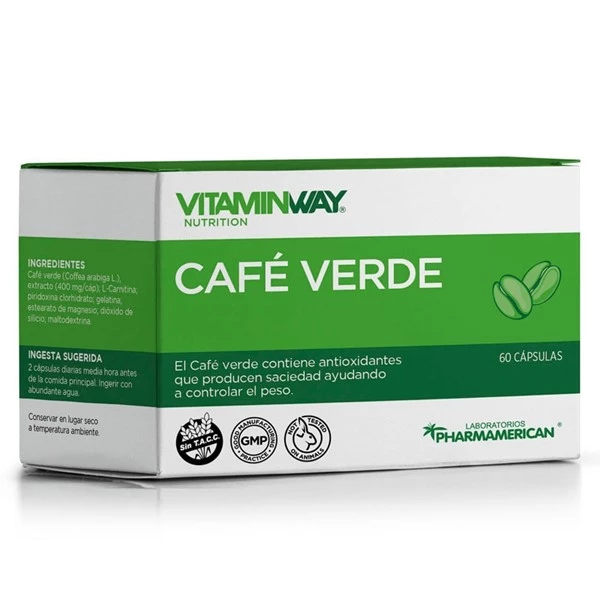 Vitamin Way Suplemento Dietario Cafe Verde (60 Cápsulas)