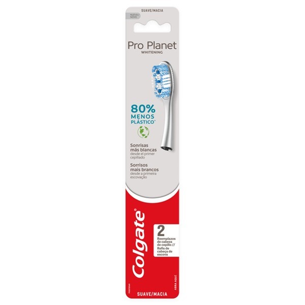 Repuestos Cepillo de Dientes Colgate Pro Planet (2 Unidades) alt