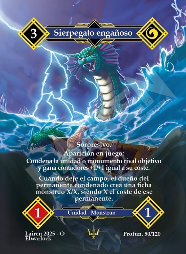 050 Sierpegato Engañoso Full Art - Coste 3
