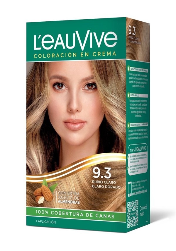 Leau Vive Kit Estuche N1 Color Rubio Claro Claro Dorado #1