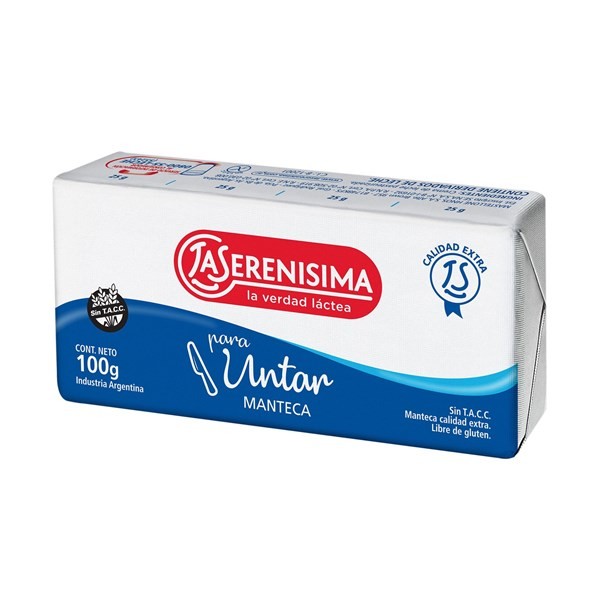 Manteca La Serenísima Extra 100 g. alt
