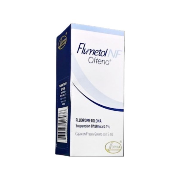 Siegfried Flumetol Nf Ofteno Fluorometolona Suspención Oftálmica x 5 ml Tipo de Receta Opcional #1
