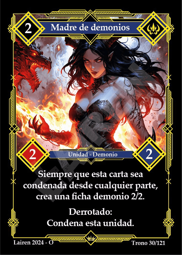 030 Madre De Demonios Precon Demonio/Elemental - Coste 2 #1