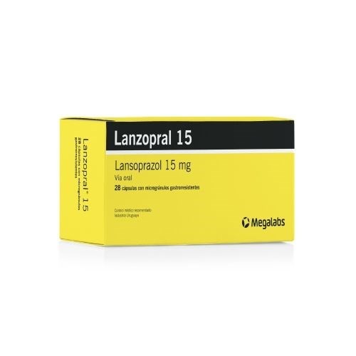 LANZOPRAL 15MG X28 CAPSULAS #1