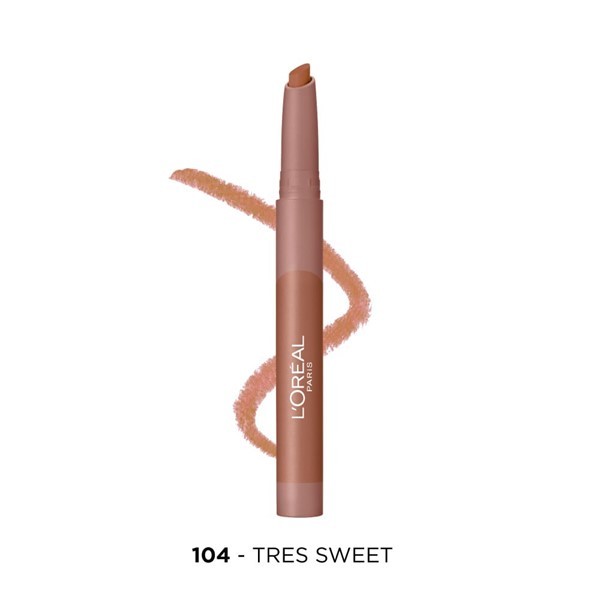 Loreal Paris Labial Matte Lip Crayon 104 Tres Sweet alt