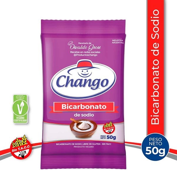Bicarbonato De Sodio Chango Paquete De 50 Gr #1