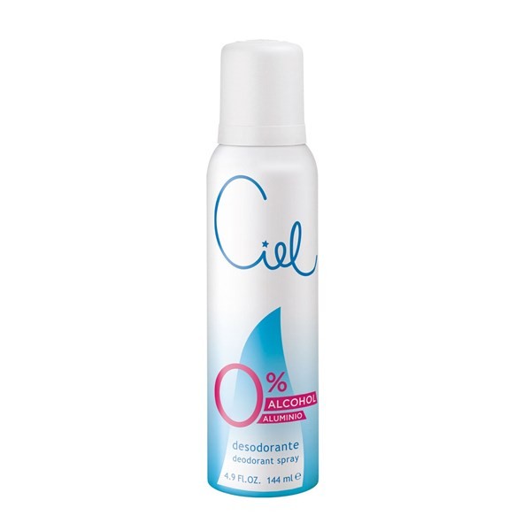 Desodorante en Aerosol Femenino Ciel 0% Alcohol 144 cc. #1