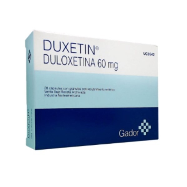 Gador Duxetin Duloxetina 60 Mg x 28 Cáps #1