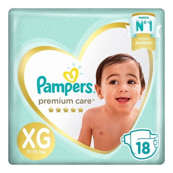 PAÑALES PREMIUM CARE PODS TALLE XG X18U #1