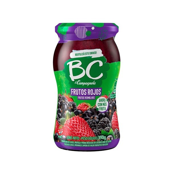Mermelada La Campagnola F 390 Frutilla-cassisxg #1