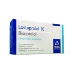 Temis Lostaló Lostaprolol 10 Mg Bisoprolol x 30 Comp Recubiertos #1