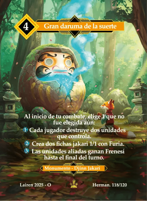 118 Gran Daruma De La Suerte Full Art - Coste 4
