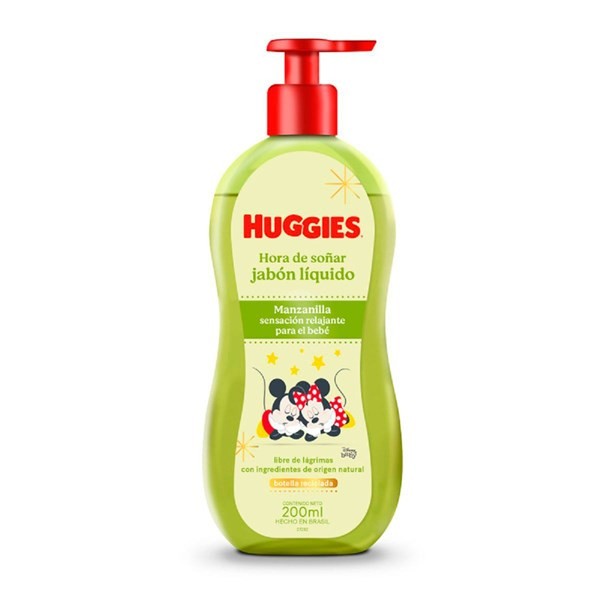 Huggies Jabón Líquido Hora de Soñar Manzanilla 200 ml