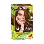 Garnier Kit Coloración Permanente Nutrisse Clásicos x 45 g 77 chocolate Nuez #1