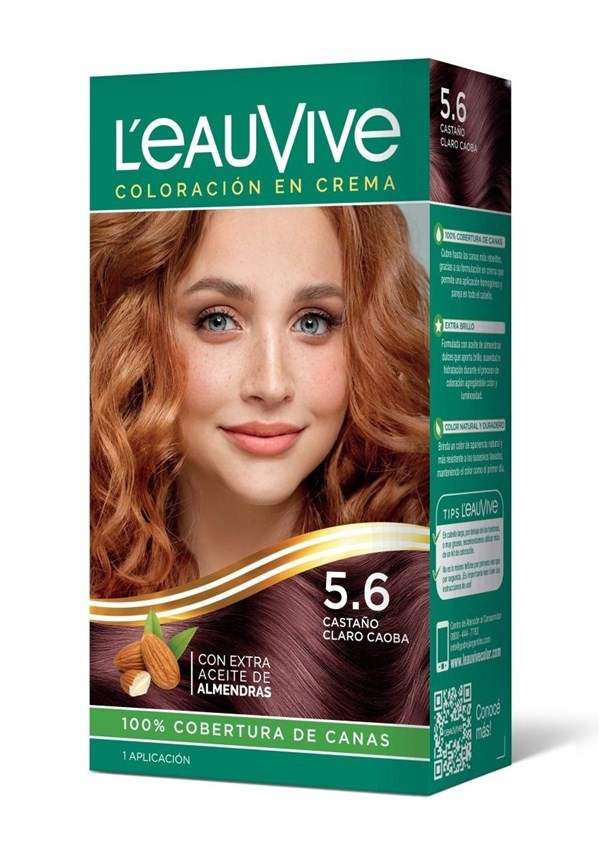 Leau Vive Kit Estuche N1 Color Castano Claro Caoba #1