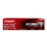 COLGATE PASTA DENTAL LUMINOUS WHITE CARBÓN ACTIVADO DE 90GR #6