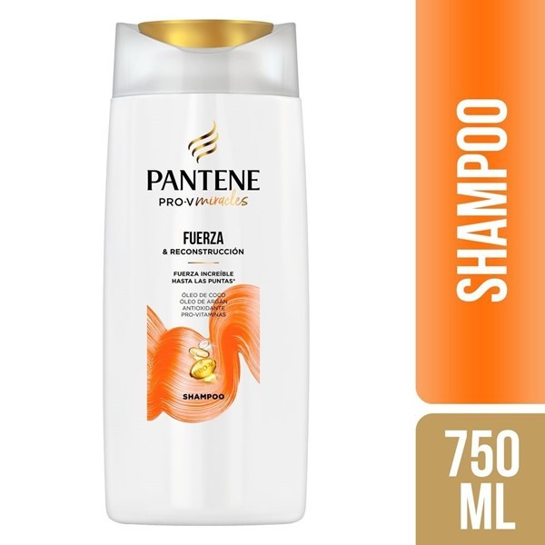 Pantene Shampoo Miracles Fuerza Y Reconstrucción 750 Ml #1