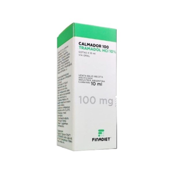Finadiet Calmador 100 Tramadol 100 Mg / ml Gotas x 10 ml #1