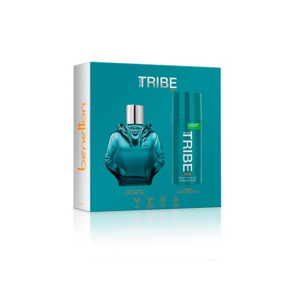 Benetton We Are Tribe Cool Edt Set Tamaño 100 ml alt