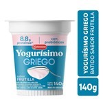 Yogur Griego Batido Frutilla x 140 grs Yogurisimo #1