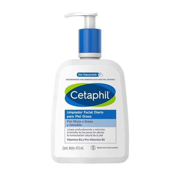 Cetaphil Limpiador Facial Diario Para Piel Grasa  473 ml #1
