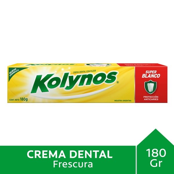 Crema Dental Kolynos Super Blanco 180 G. #1