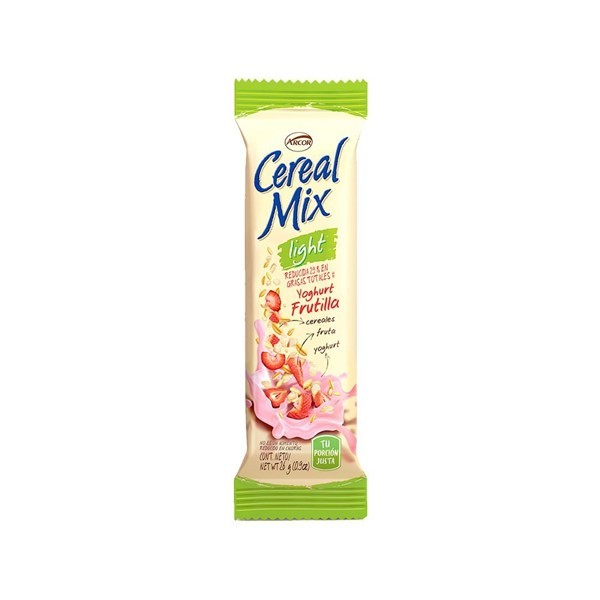 Barra Cereal Mix Yoghurt Frutilla Light 26 Gr #1