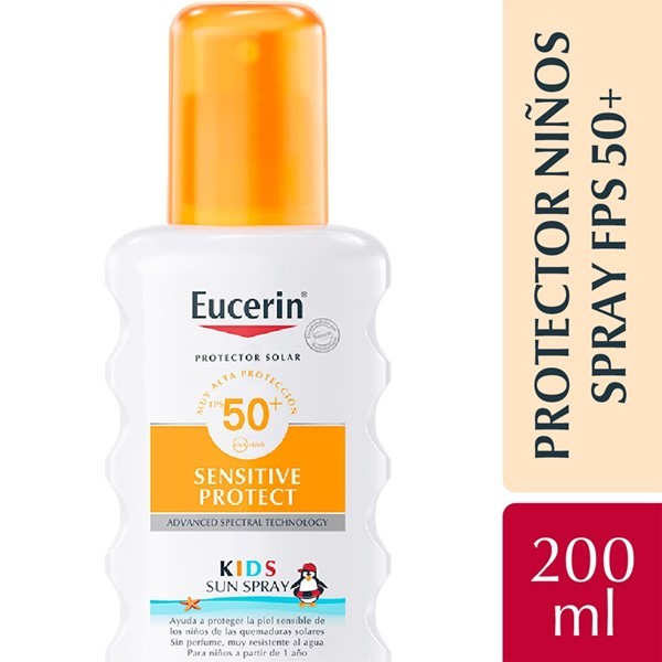 Eucerin Protector Solar en Spray Sun Sensitive Protect Kids Fps 50 200 ml alt