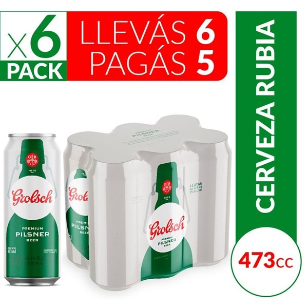 Cerveza Grolsch 473 Cc Six Pack alt