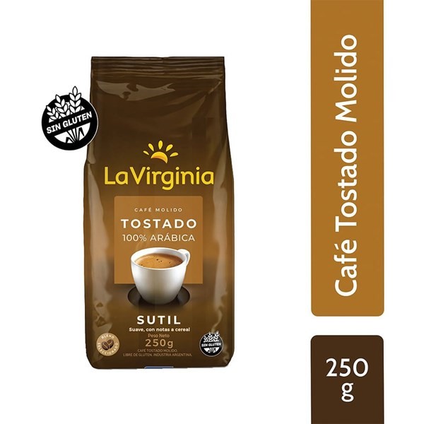 Café Molido La Virginia Tostado Sutil 250 g #1