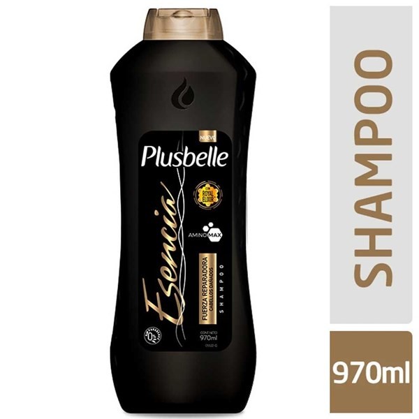 Shampoo Plusbelle Esencia Fuerza Reparadora 970 ml #1