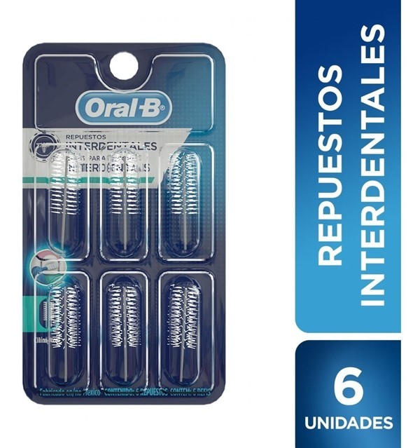 Oral B Cepillos Interdentales 6 Repuestos #1