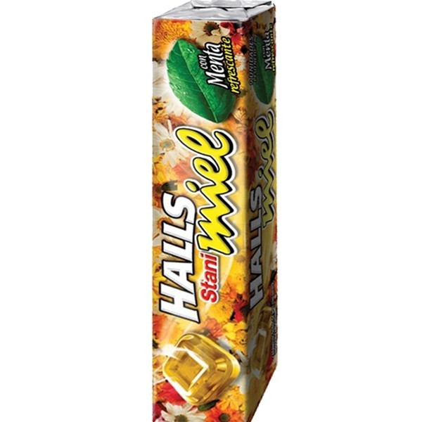 Caramelos Halls Sabor Miel Y Menta x 28 g