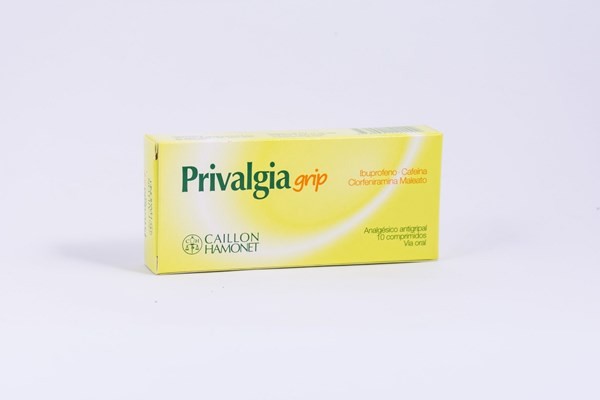 Privalgia Grip 10 mg | Blister 10 | Ibuprofeno + Cafeína #1