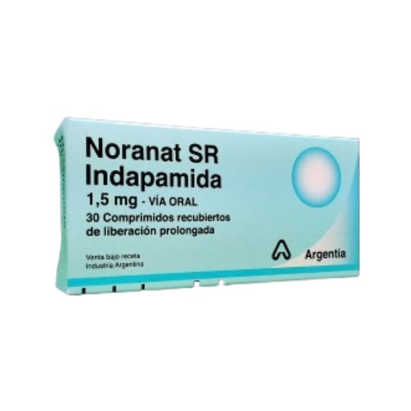 Siegfried Noranat Sr 1.5 Mg Indapamida x 30 Comp Recubiertos #1
