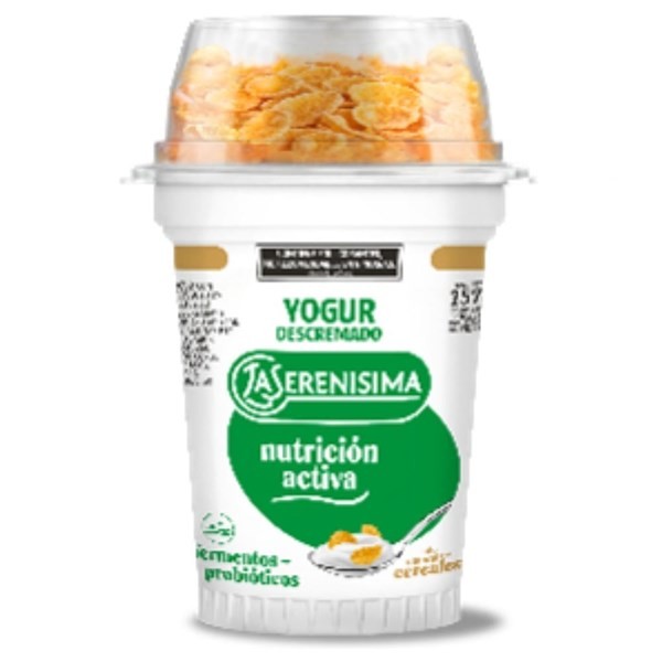 Yogur Descremado Batido con Cereal la Serenísima 157 Grs #1