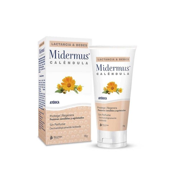 Midermus Crema Para Pezones Calendula 70 gr