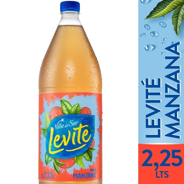 Agua Saborizada Villa Del Sur Levite Manzana Sin Gas 2.25 L #1