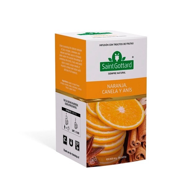 Té Saint Gottard de Naranja, Canela Y Anís x 20 Saquitos #1