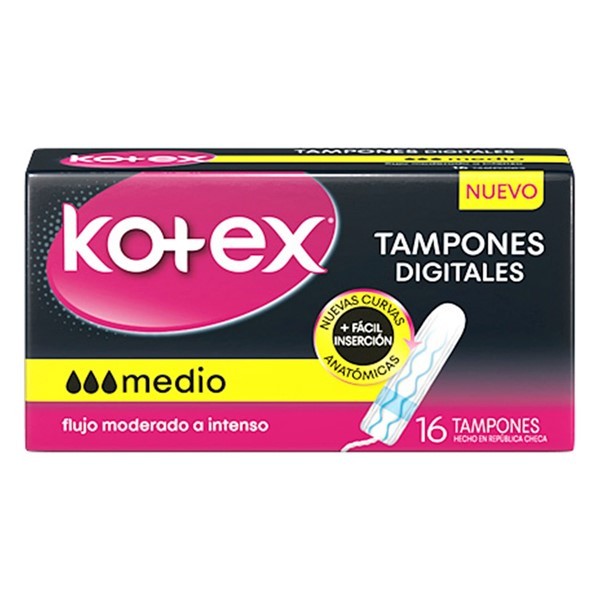 Kotex Tampon Digital Medio (16 Unidades) alt