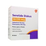 Glaxo Smithkline Seretide Diskus Fluticasona + Salmeterol 50 / 250 Mcg x 60 Dosis #1