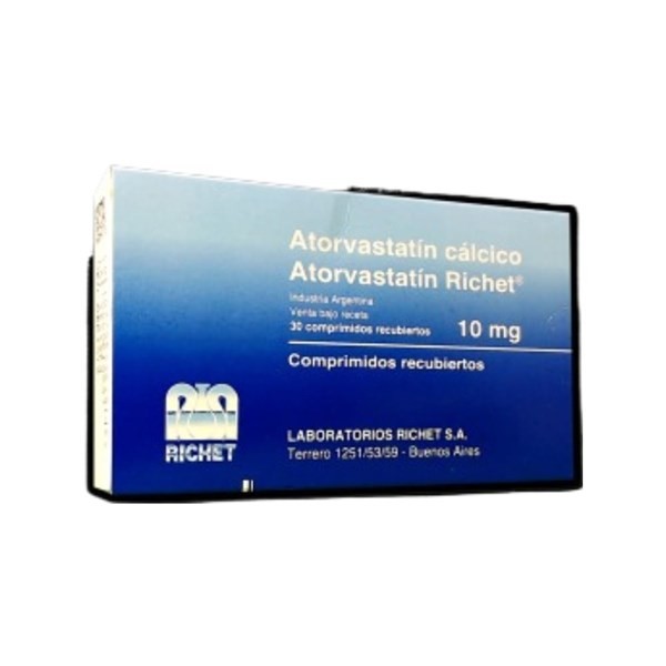 Laboratorios Richet Atorvastatin Richet 10 Mg Atorvastatín x 30 Comp #1