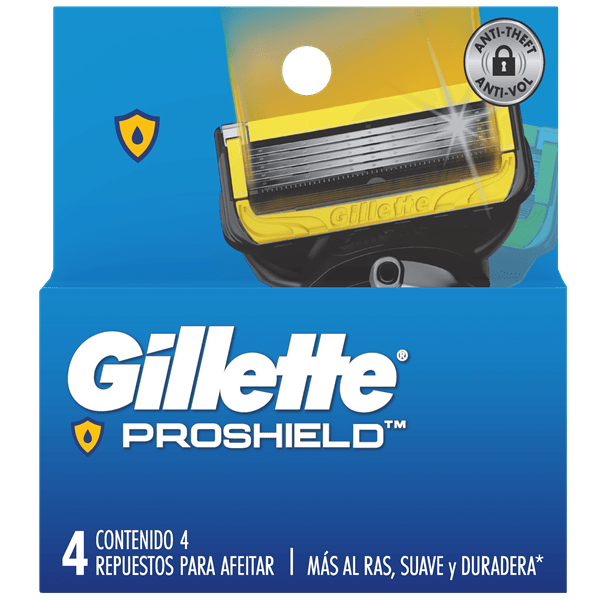 Gillette Fusion Proshield Cartuchos x 4 #1