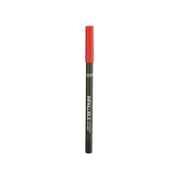 Loreal Paris Loreal Delineador de Labios  infaillible 105 Red Fiction @ #C94449 alt