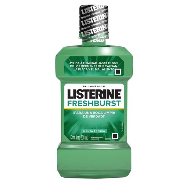 Listerine Enjuague Bucal Fresh Burst 250 Ml alt