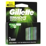 Gillette 3 Mach Sensitive Repuestos De Afeitar, 2 Uds #3