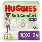 Pañales Pants Huggies Soft Comfort Xxg x 24 un Talle Xxg #1