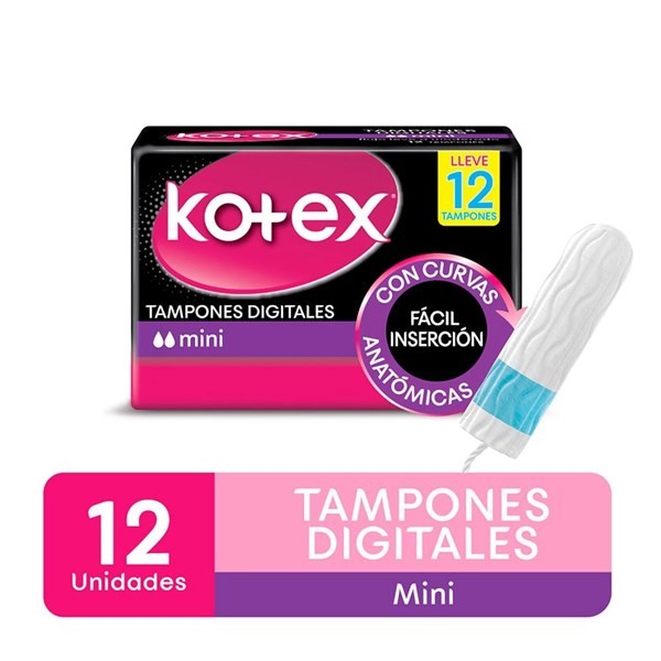 Tampones Kotex Digitales Mini 12U #1