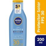 Nivea Sun Protect & Bronze Locion Fps 30 200 ml #1
