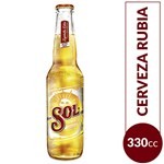 Cerveza Rubia Sol 330 Cc. #1